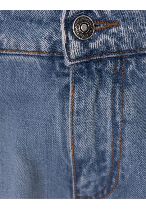 Jeans Regular Fit Con Ricami Etnici Blu ERMANNO SCERVINO | D447P701RFKV94037