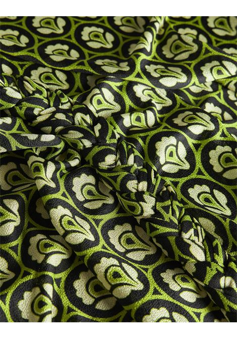 Green Printed Jersey Sarong Skirt ETRO | WRFA0049-99IA414X0810