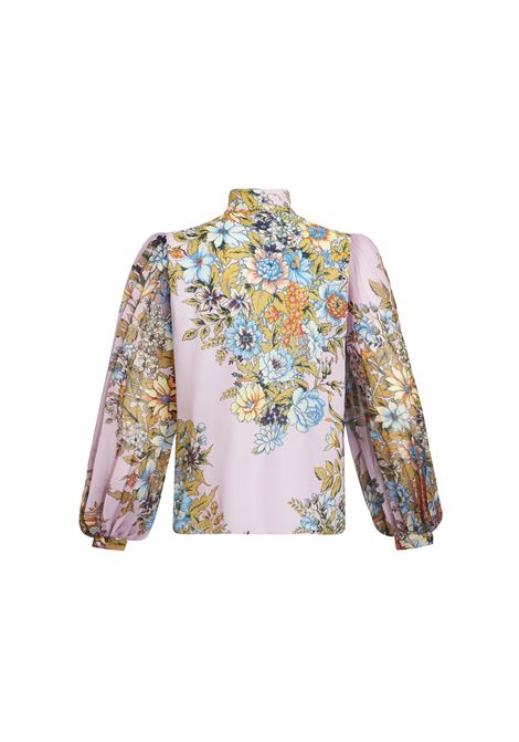 Camicia Rosa Con Stampa Bouquet Multicolor ETRO | WRIA0004-99SA438X0875