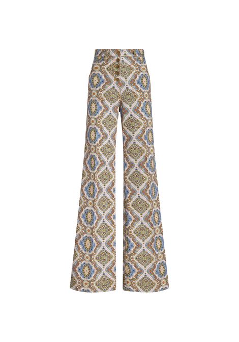 Printed Flare Jeans with Pegasus Buttons ETRO | WRNB0004-AK033X0875
