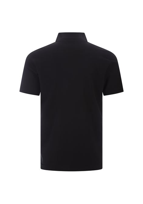 Black Light Cotton Piquet Polo Shirt FEDELI | 010836