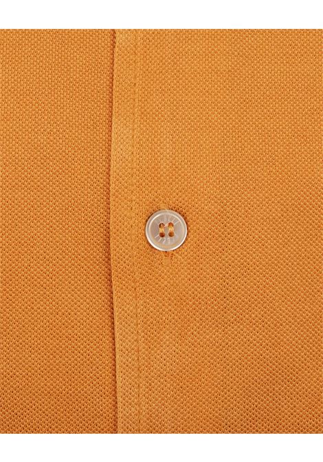 Orange Classic Shirt In Light Piquet FEDELI | 0283199