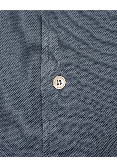 Grey Classic Shirt In Light Piquet FEDELI | 0283213