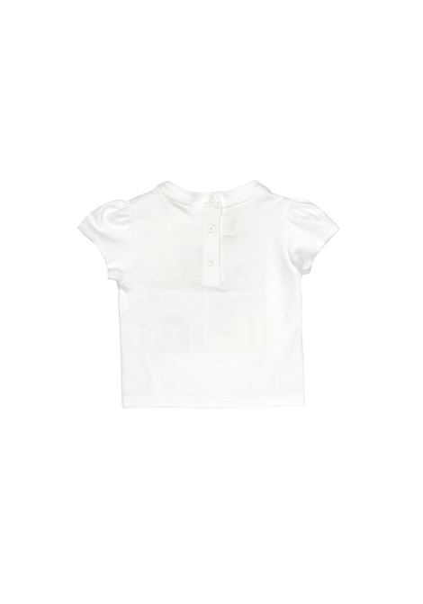 White T-Shirt With Macropuzzled Logo FENDI KIDS | BFI157-7AJF14OS