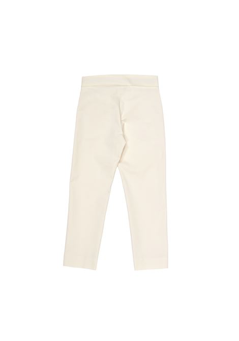 Beige Tapered Trousers With Back Logo  FENDI KIDS | JFF334-ADEHF1NY8