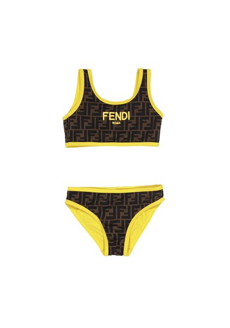 FF Bikini With Logo FENDI KIDS | JFM038-AQUDF17QF