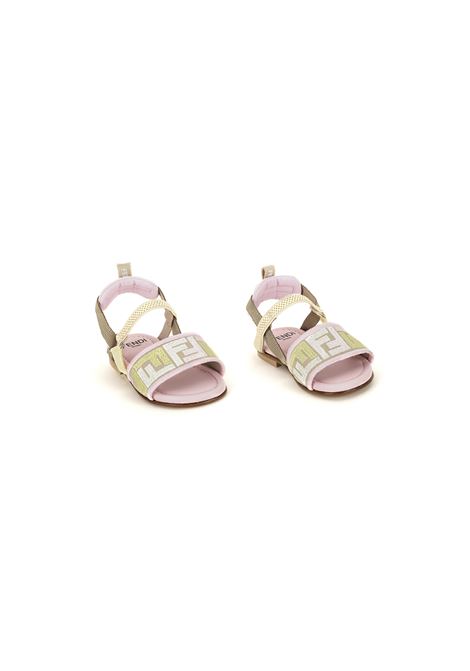 Pink FF Sandals FENDI KIDS | JFR383-ARI7F1OHC