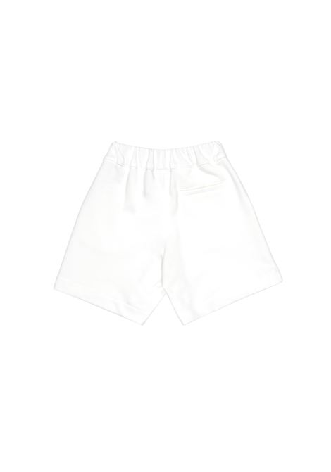 White Shorts With Embroidery FENDI KIDS | JMF481-5V0F0TU9