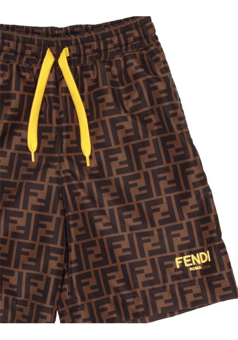 Costume Da Bagno FF Con Logo FENDI KIDS | JMM023-AQTXF15B6