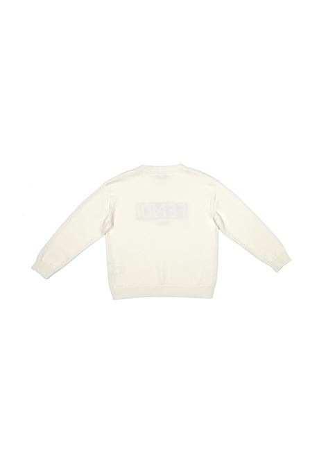White Sweater With Logo FENDI KIDS | JUG165-AQTYF14OX
