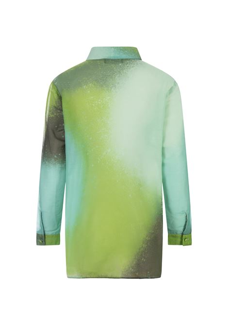 Shirt In Shaded Green Silk GIANLUCA CAPANNOLO | 24ET513-10028/101/30