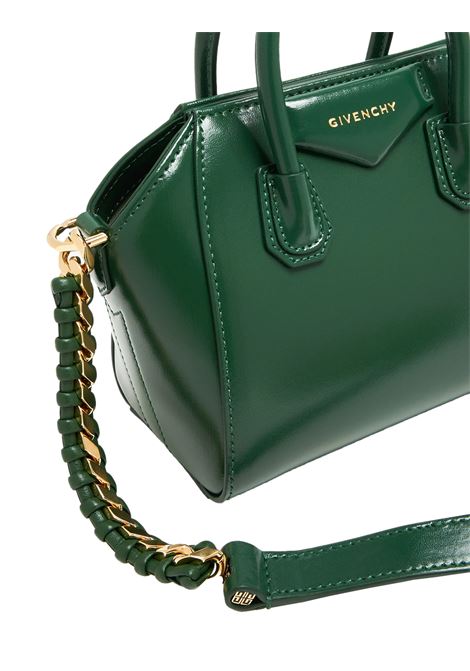 Toy Antigona Bag In Emerald Green Box Leather GIVENCHY | BB50ZRB13A320