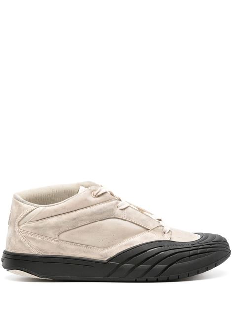 Stone Grey Skate Sneakers In Nubuck and Synthetic Fibre GIVENCHY | BH009KH1PP100