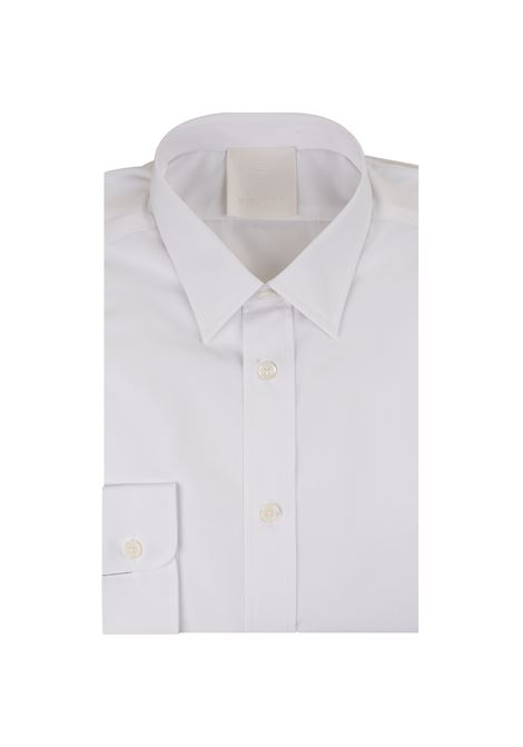 White Poplin Shirt With Logo Embroidery GIVENCHY | BM60ZY14M6100