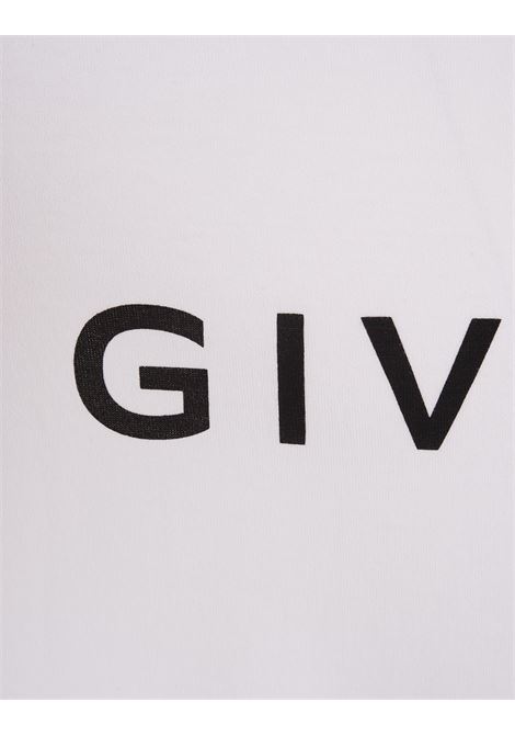 White T-Shirt With GIVENCHY Archetype Print On Front GIVENCHY | BM716G3YAC100