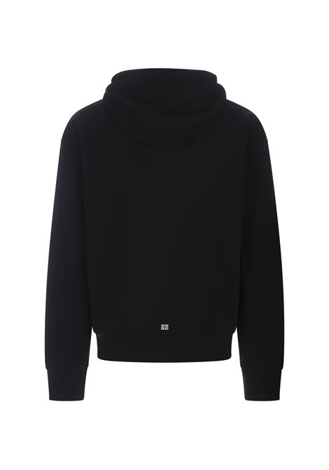 Black GIVENCHY Hoodie With Print GIVENCHY | BMJ0LA3YJ9001