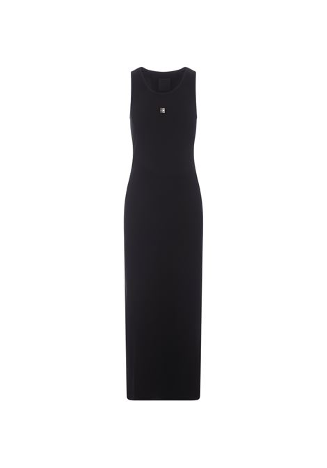 Black Knitted Long Tank Top Dress GIVENCHY | BW21W43YHY001