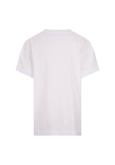 T-Shirt Bianca Con Logo In Tono GIVENCHY | BW707Z3YMP100