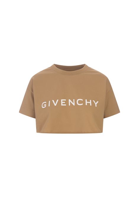 T-Shirt Crop GIVENCHY Beige GIVENCHY | BW70C53YAC277