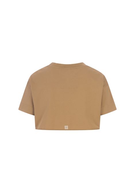 Beige GIVENCHY Crop T-Shirt GIVENCHY | BW70C53YAC277