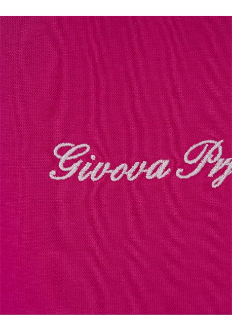 GIVOVA PRJCT Terry Band Bermuda Shorts In Fuchsia GIVOVA | BEGPRJ010006