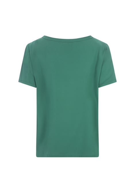 T-Shirt In Seta Opaca Verde HER SHIRT | ALBA MM OPACO A02076L-251326H