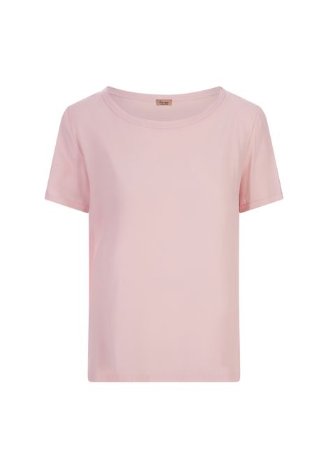 T-Shirt In Seta Opaca Rosa HER SHIRT | ALBA MM OPACO A02076L-251523H