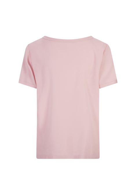 T-Shirt In Seta Opaca Rosa HER SHIRT | ALBA MM OPACO A02076L-251523H