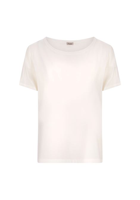 T-Shirt In Seta Bianca HER SHIRT | ALBA MM P02286L-251011H
