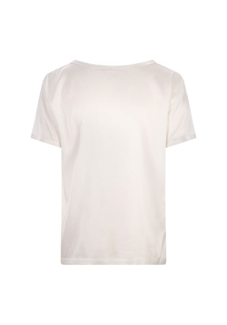 T-Shirt In Seta Bianca HER SHIRT | ALBA MM P02286L-251011H