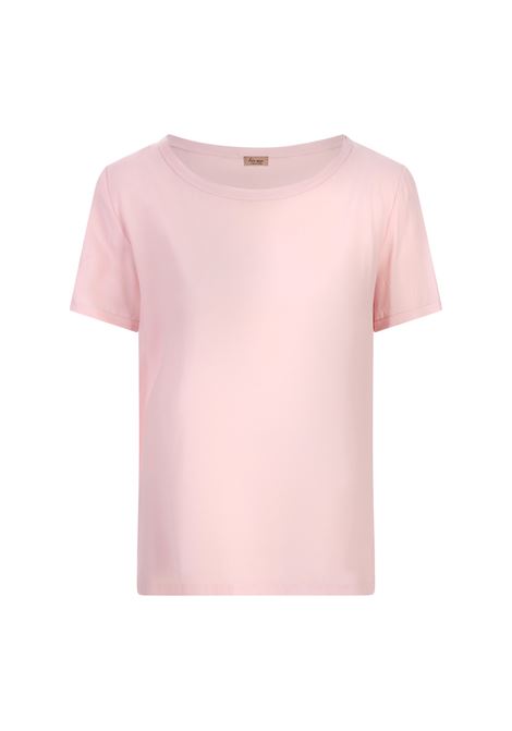 T-Shirt In Seta Rosa HER SHIRT | ALBA MM P02286L-251523H