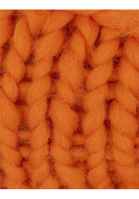 Orange Chunky Knitted Bralette Top HOPE MACAULAY | ORANGE CHUNKY KNITBRALETTE
