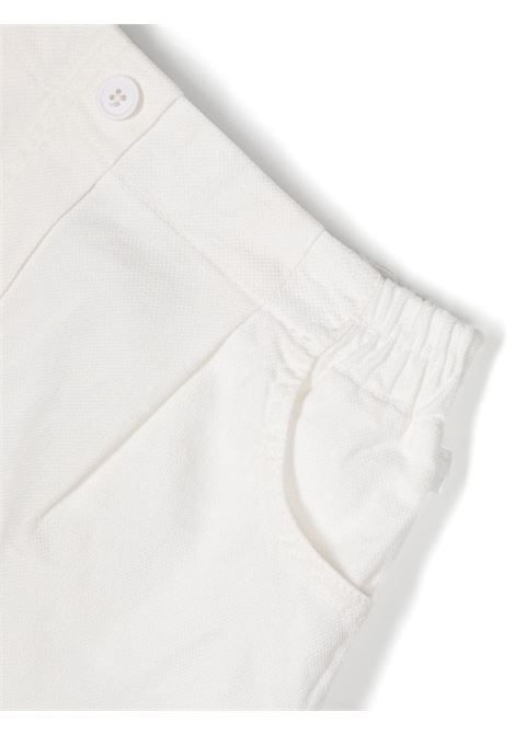 White Canvas Bermuda Shorts IL GUFO | P24PB140C6032100
