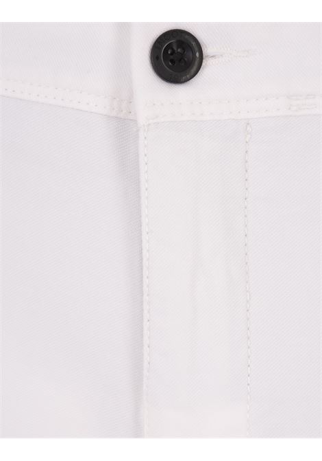 Pantaloni Slim Fit Bianchi INCOTEX SLACKS | 15S103-9822A001