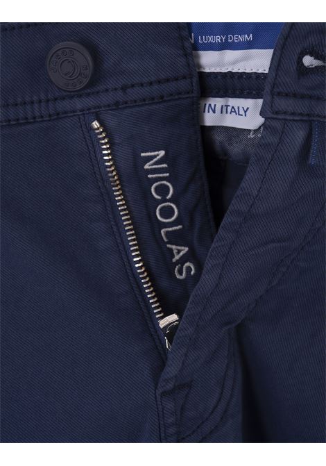Nicolas Bermuda Shorts In Blue Denim JACOB COHEN | UOE01-36-S-3756Y63
