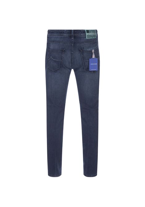 Jeans Scott Cropped In Denim Stretch Blu Scuro JACOB COHEN | UQM15-34-S-4125690D