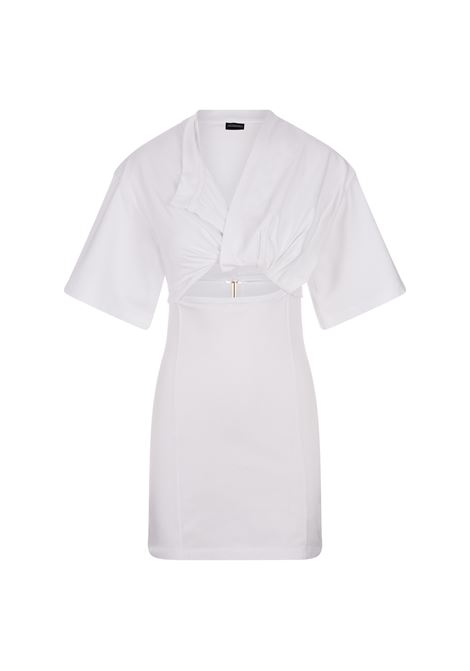 La Robe T-Shirt Bahia Dress In White JACQUEMUS | 241DR088-2003100