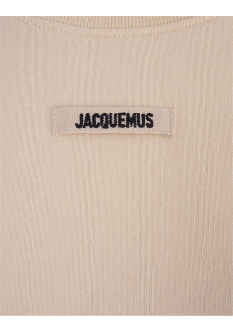 Le Sweatshirt Gros Grain Light Beige JACQUEMUS | 241JS163-2341130