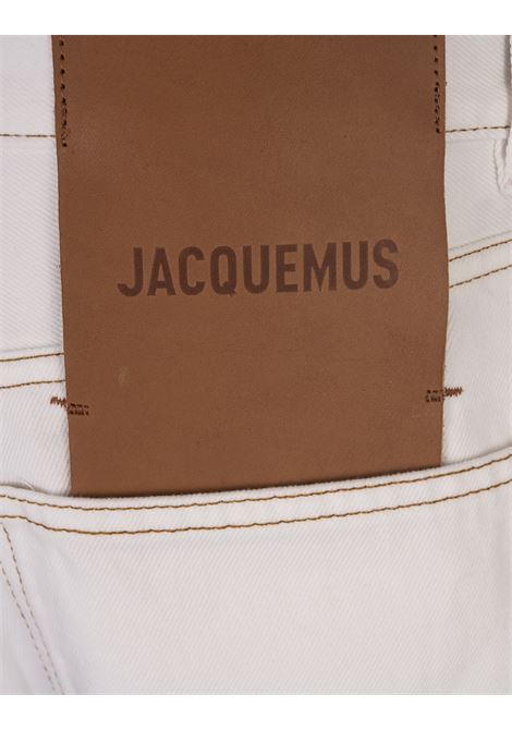 Pantaloni Le De Nîmes Droit In Off-White/Tabac JACQUEMUS | 245DE028-151411C