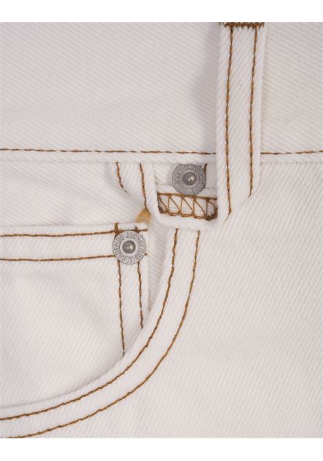 Pantaloni Le De Nîmes Droit In Off-White/Tabac JACQUEMUS | 245DE028-151411C