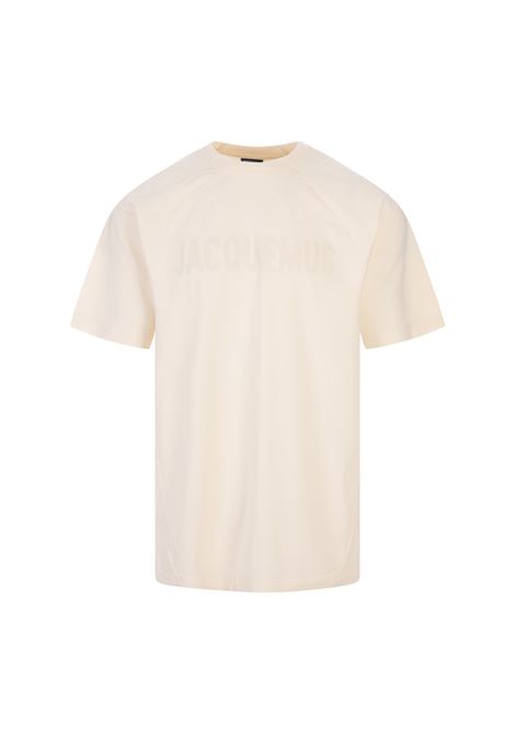 Le T-Shirt Typo In Light Beige JACQUEMUS | 245JS212-2031130