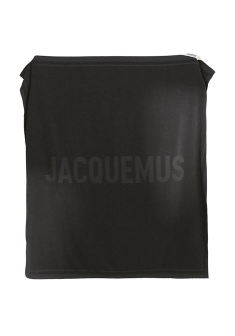 Jacquemus La Serviette Beach Towel In Black JACQUEMUS | 247OB036-6008990
