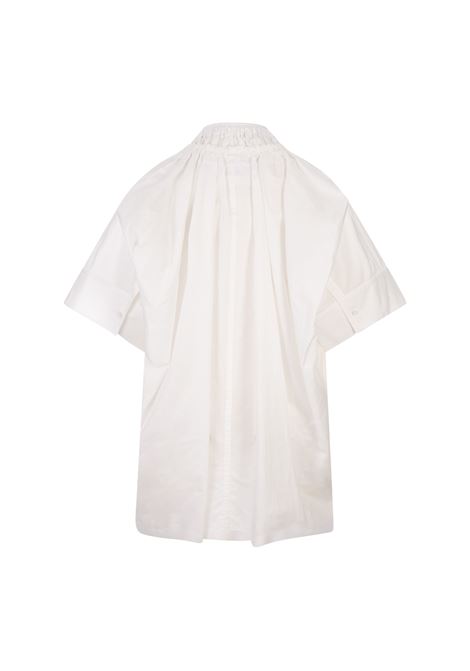 Camicia Bianca Con Arricciatura Sul Collo JIL SANDER | J03DL0133-J45250100