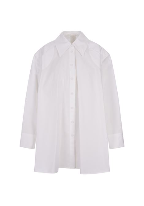 White Voluminous Oversize Shirt JIL SANDER | J03DL0134-J45002100