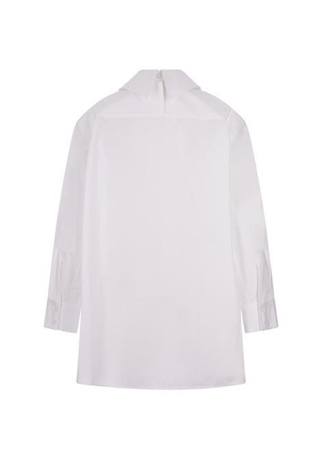 White Voluminous Oversize Shirt JIL SANDER | J03DL0134-J45002100