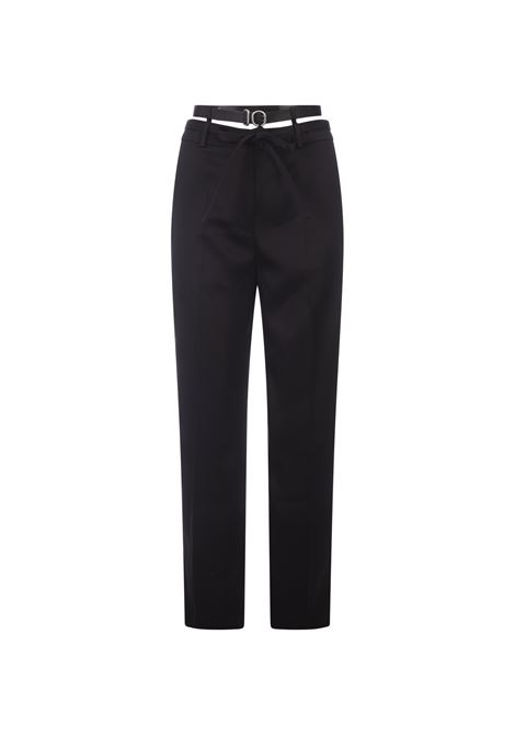 Black Trousers With Belt JIL SANDER | J03KA0220-J65112001