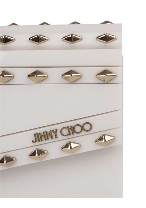Clutch Candy Latte Con Borchie Dorate JIMMY CHOO | CANDY TBWLATTE/LIGHT GOLD