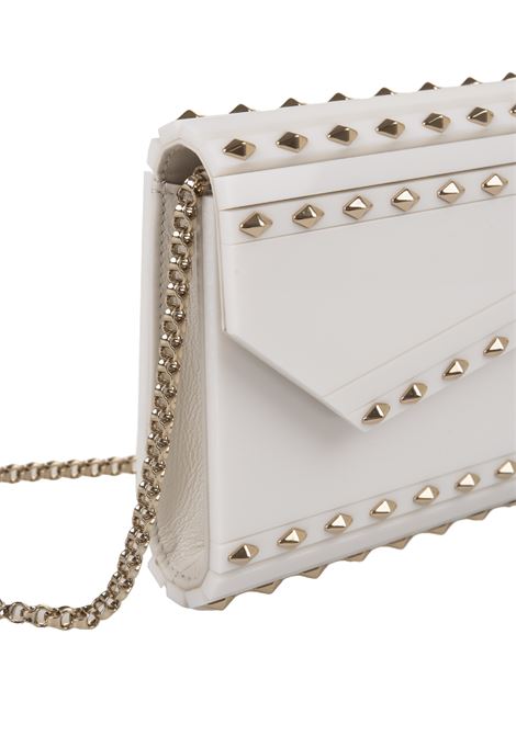 Clutch Candy Latte Con Borchie Dorate JIMMY CHOO | CANDY TBWLATTE/LIGHT GOLD