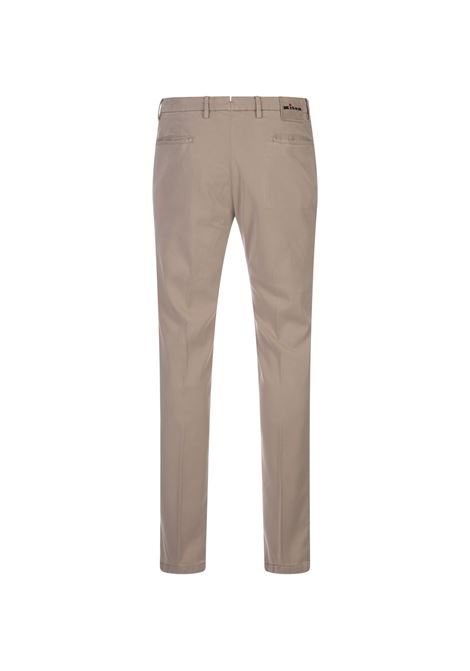 Pantaloni In Cotone Stretch Sabbia KITON | UFPP79K0607D02
