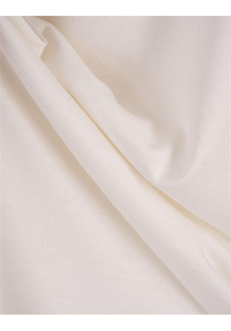 T-Shirt Basic In Sets e Cotone Bianco KITON | UMK035505
